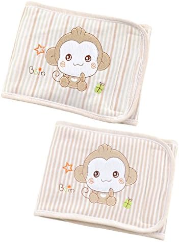 青空販売 赤ちゃん カラードコットン さる柄 春夏秋冬 腹巻き 卸売り 2枚セット
