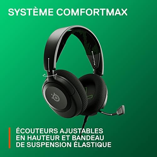 Arctis Nova 1X - Casque de jeu multi-système — Hi-Fi avec pilotes — Son Spatial à 360° — Coussinets d’Oreille à Mousse à Mémoire — Microphone antibruit — Xbox, PS5, PS4, PC, Switch - Blanc