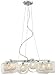 Possini Euro Design Wire and Glass Cylinder Chandelier