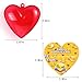 JOYIN 28 Pcs Valentines Expression Face Keychains Filled Hearts and Valentine’s Day Cards for Classroom Exchange, Mini Plush Party Favors Supplies for Gift Exchange, Game Prizes and School Rewards