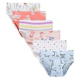 Baby Soft Cotton Panties Little Girls'Briefs Toddler Underwear (Pack of 6) 2-3 Years