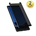 ZD Galaxy Note 9 Privacy Screen Protector Tempered Glass 9H Hardness 3D Curved Edge Easy Install Anti Spy/Scratch Case Friendly Shield Compatible Note 9 Replacement (White, 2pcs)
