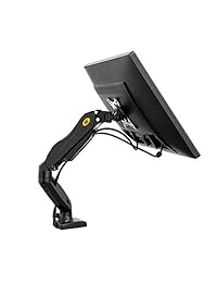 North Bayou - Soporte para monitor de 17'-27'' con brazo giratorio de movimiento completo con muelle de gas, de 4.4lbs hasta 14.3lbs