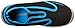 Speedo Women's Water Shoe Zipwalker 4.0 Athletic,Black/Turquoise,9 Womens US