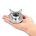 Walmeck Outdoor Alcohol Stove & Rack Combo Set Mini Portable Alcohol Stove with Cross Stand Stove Rack Support Stand