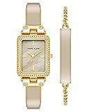 Anne Klein Women's Premium Crystal Accented Bangle