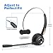 Truck Driver Headset/Bluetooth Phone Headset with Microphone,12hrs Talk Time Office Bluetooth Headset with Noise Canceling ,Bluetooth Headphones for Cell Phone,Computer,Car,Call Center,Support Music