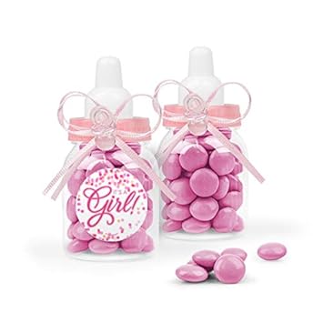 Amazon Com It S A Girl Candy Baby Shower Favors Personalized Pink