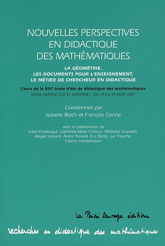 Nouvelles perspectives en didactique des mathématiques