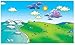 Little Folk Visuals Beginners Bible: Meadow Flannel Board/Playboard with Accessories/Overlay , 9 Pieces Set