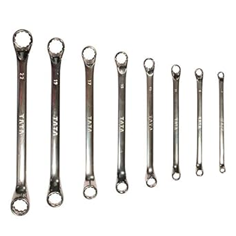 AGRICO TATA Spanner Set (Silver, SPR013) - Pack of 8