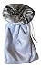 Paper Mart Tarot/Rune Bag: White Velvet and Silver Satin Bag (5