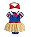 stylesilove.com Baby Girls Snow Princess Romper Dress with Headband 2pcs Halloween Costume Outfit (80/6-12 Months)