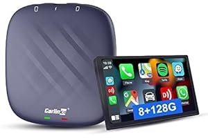Wireless CarPlay Adapter CarlinKit 3 in 1 AI Box｜Android 13.0 Syste｜Netflix TikTok YouTube｜Google Play｜GPS Navigate｜CarPlay A