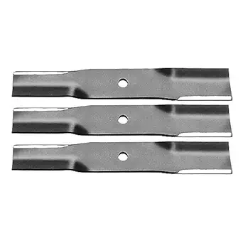 (3 Pack) Aftermarket Premium Replacement XHT Lawn Mower Deck Blade fits WHEEL HORSE 55-4940 | 15-1/2" x 2-1/2" / 5 Point Star