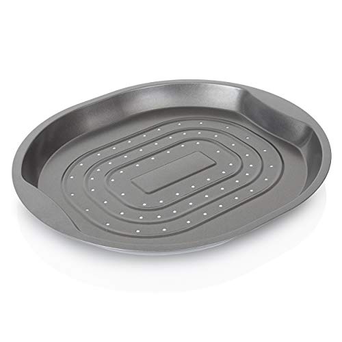 image for Besti Oven Crisper Pan (Round) Nonstick Baking Steel Cookware | Air Ci