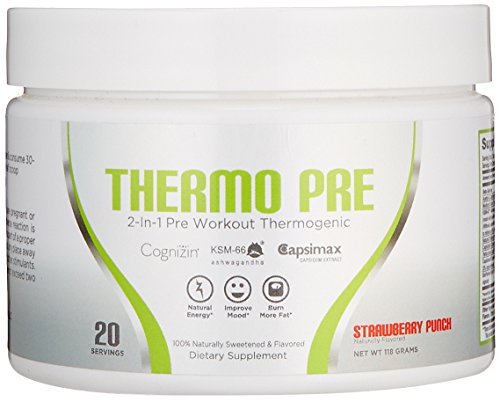 THERMO PRE AllNatural 2In1 Pre Workout Thermogenic