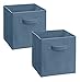 ClosetMaid 11511 Cubeicals Fabric Drawer, Denim Blue, 2-Pack