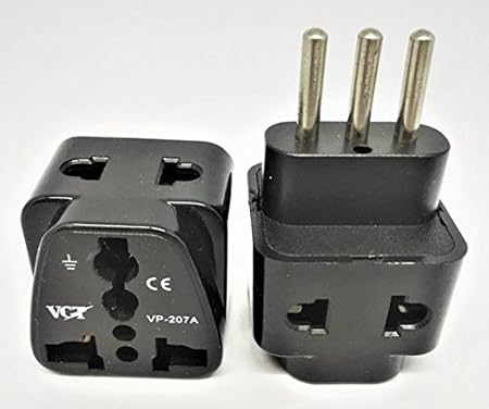 Amazon.com: VP-207AB USA to Italy Universal 2-Outlet Plug Adapter
