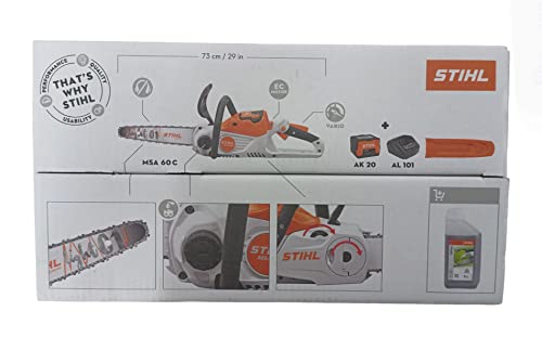Stihl MSA60.0 C-B Cordless Chainsaw Lightweight and Comfortable to Use - For photo 6