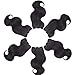 Emmet Brazilian Hair Extension Ombre Color Can be Dyed and Permed Body Wave Easy Installing&Sewing 8Inch Short 7A 100% Human Hair Weave 2PCS/Lot 50g/Piece, with Hair Care Ebook (1B)
