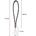 AMUU 12 Pack Wrist Lanyards Short Colorfull Hand Wrist Lightweight Lanyard Strap String for USB Keys Keychain Assorted Colors