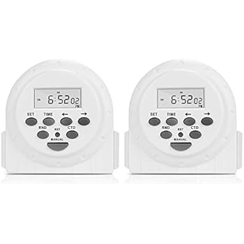 TOGOAL TE158 Digital Light Timer Plug with Countdown and Dual Sided