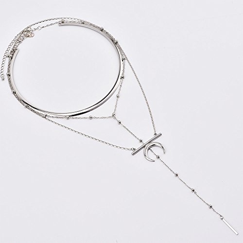 image for Kercisbeauty Unique Gift Beach Boho Multi layer Geometry Gold Circle C