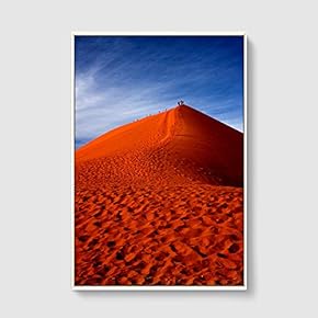 Framed Canvas Home Artwork Decoration Desert Canvas Wall Art for Living Room, Bedroom - 16x24 inches