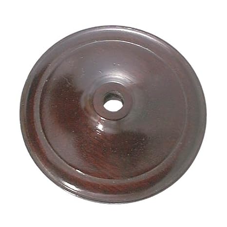 B P Lamp 3 1 2 Dia Wooden Vase Cap Rosewood Finish Lamp