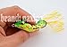 Paxipa Lot 6pcs Rubber Frog Fishing Lures Soft Bass Spinner Bait Weedless Hook