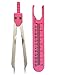 EKG ECG Nurse or Doctor Caliper for Measuring Electrocardiographs (pink)