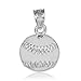 Baseball/Softball Sterling Silver Sports Charm Pendant Necklace