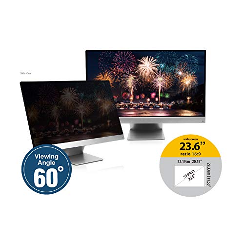 KAEMPFER Anti-Blue Light Privacy Screen Protectors Filter for Widescreen Monitor 23.6 inch 16:9 (20.5″ x 11.5″ / 522 x 293mm)