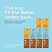 RX Nut Butter, 3 Flavor Variety Pack, 1.13oz, 10 Count, Keto Snack, Gluten Free