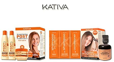 Kativa Keratina & Argan Oil Alisado Brasileño + Pack Post Tratamiento Alisado