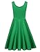 ACEVOG Womens Floral Sleeveless Round Neck Casual A Line Party Cocktail Beach Swing Dress