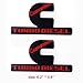 Yoaoo 2x OEM Black Cummins Turbo Emblem Badges High Output Replacement for 2500 3500 Fender Emblem Matte Red 6.2