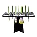 Hismith Tower Tree for Makeup Brushes and Nail Art Brushes,Acrylic Collapsible Air Drying Makeup Brushes Organizer