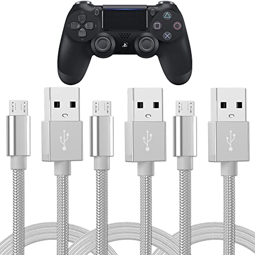 TALK WORKS PlayStation 4 Controller Charging Cable Micro USB - 6' Long Braided…