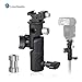LimoStudio Flash Bracket Mount, Swivel Head Adapter, Umbrella Lighting Reflector Holder, Tripod Stand Mount Bracket, Speedlight Holder for Camera Photo Video Shooting, AGG1986