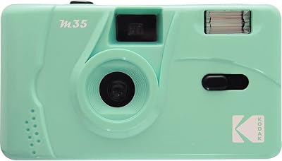 Kodak M35 35mm Reusable Camera Mint Green 31mm f/10 1/120s Built In Flash