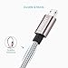 Micro USB Cable Reversible,SUNGUY [2-Pack] 6FT/2M Double Sided Nylon Braided Charging Data Sync Cable Cord for Samsung S7 S6 Edge S5 Tab 2 3,Moto G5S Plus,Huawei P10 Lite,Kindle Fire 10 and More