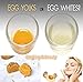Egg Separator, MCOMCE Premium 304 Stainless Steel Egg Yolk Separator, Dishwasher Safe Egg White Separator, Professional Egg Separator Tool for Baking Cake, Egg Custards, Mayonnaise and More