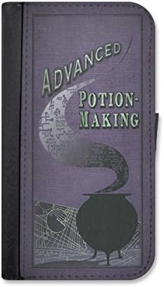 Harry Potter inspired advanced potion making iPhone 7 / 7s leather wallet case by Little Brick Press
