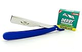 Shaving Knife le rasoir Navaja Zeepk White + 100 single edge Derby blades
