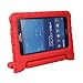 NEWSTYLE Shockproof Light Weight Kids Case with Protection Cover Handle and Stand for Samsung Galaxy Tab 4 7-inch, SM-T230, SM-T231, SM-T235 - Red (Not Fit Other Models)