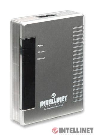 Intellinet Wireless G Broadband Travel Router, 54 Mbps Wireless 802.11g, compact design