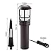 LEONLITE 3W LED Landscape Light, 12V Low Voltage Pathway Garden Light, Waterproof Aluminum Housing with Ground Stake, ETL Listed Outdoor Yard Patio Lamp, 2700K Soft White, Pack of 2