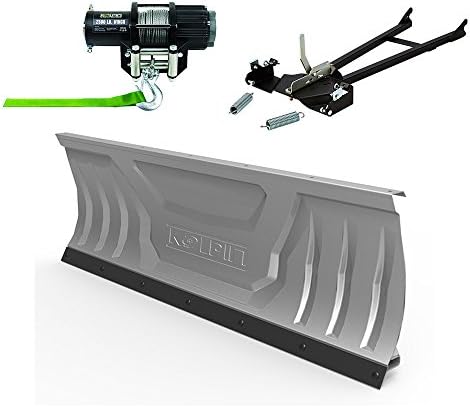 Complete Kolpin Plow &amp; Winch Kit for 2005- 2016 Suzuki King Quad 700 750 15-4590
